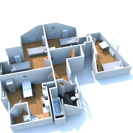 Apartament Business & Handwerker - Zentral & Praktisch *