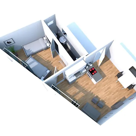 Business & Handwerker - Zentral & Praktisch Apartament